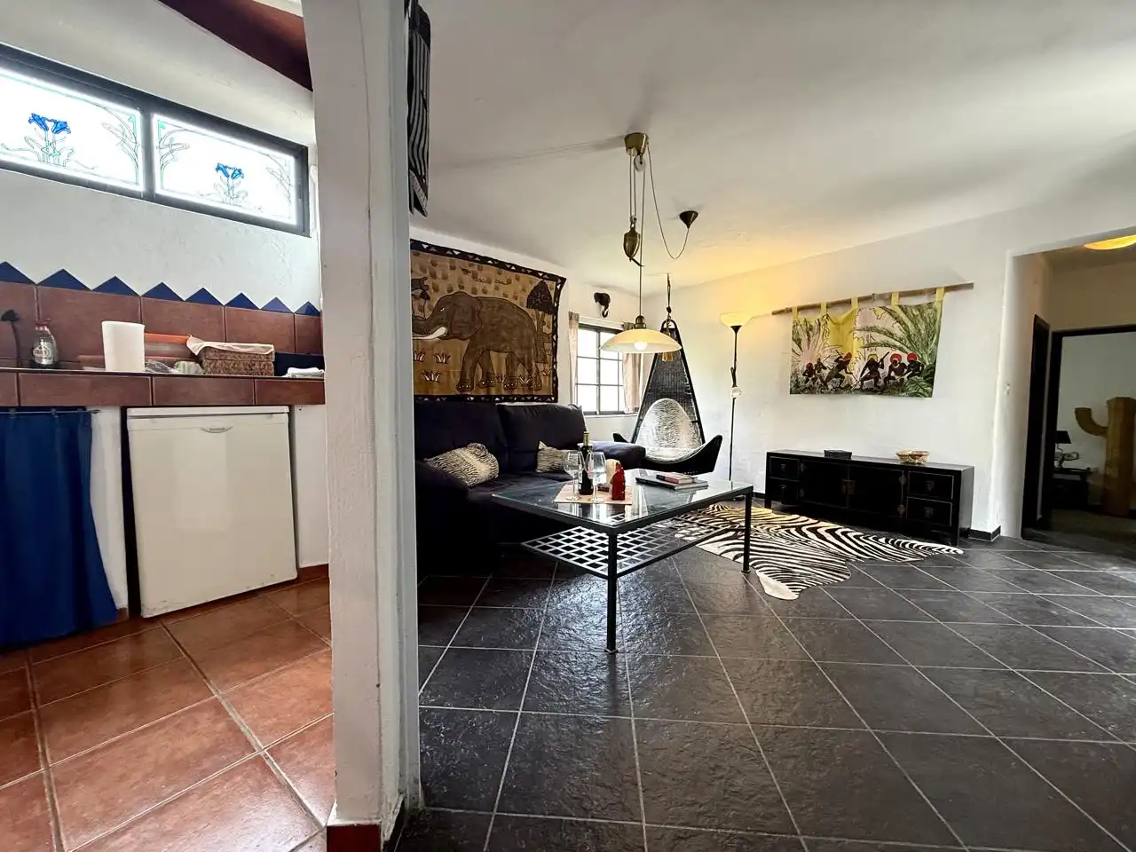 Sala d'estar de Casa o xalet en venda en Mogán amb Aire condicionat, Jardí privat i Terrassa