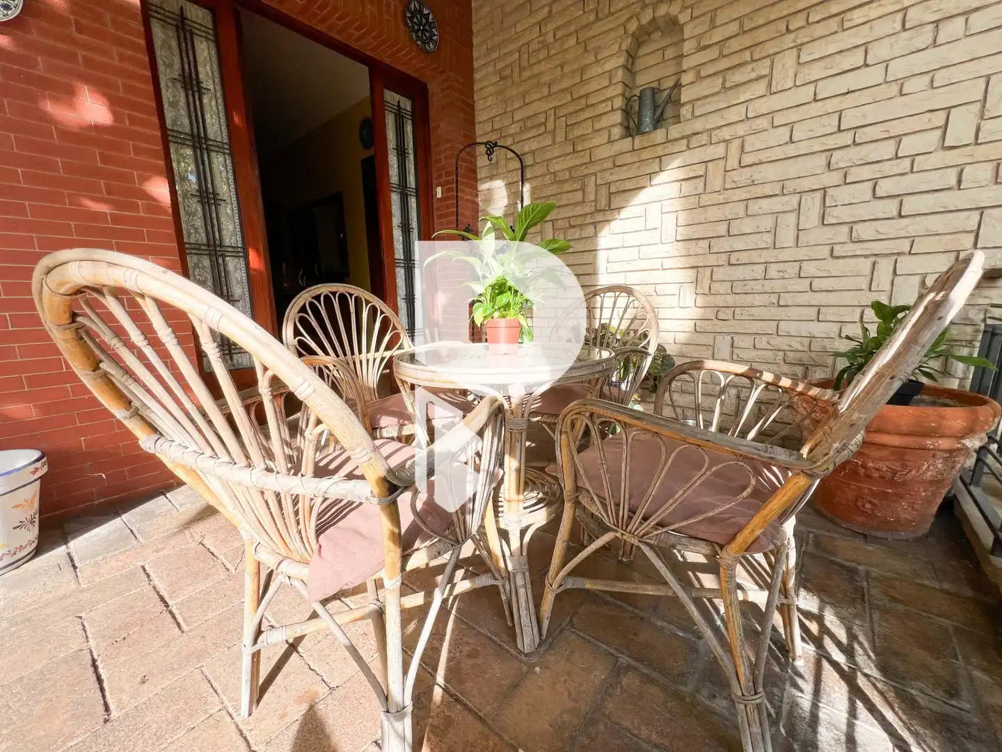 Terrassa de Casa o xalet en venda en Vallirana amb Calefacció, Jardí privat i Terrassa