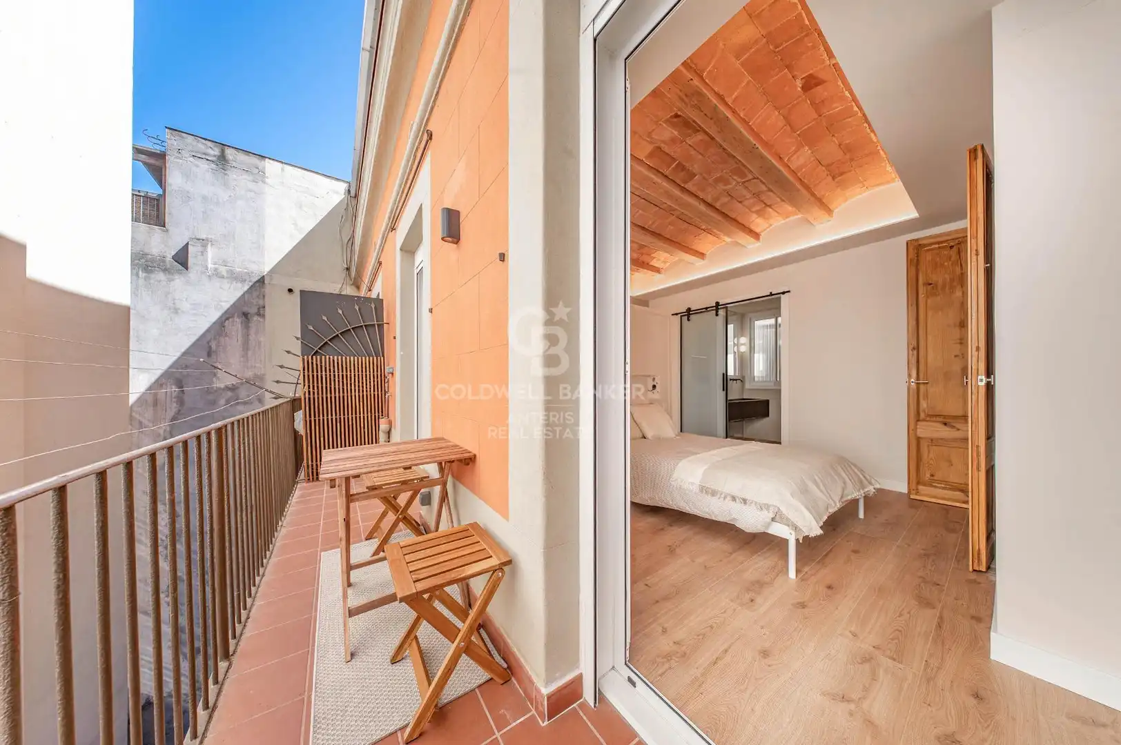 Terrasse von Wohnung zum Verkauf in Barcelona mit Klimaanlage, Parkett und Terrasse