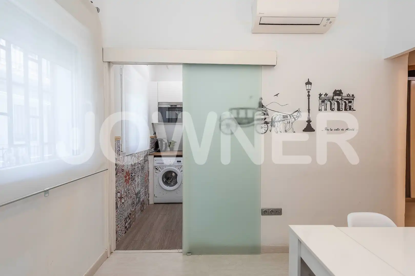 Kitchen of Flat for rent in Madrid  with Air Conditioner, Heating and Furnished