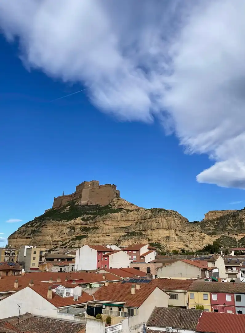 Vista exterior de Piso en venta en Monzón con Aire acondicionado, Calefacción y Amueblado