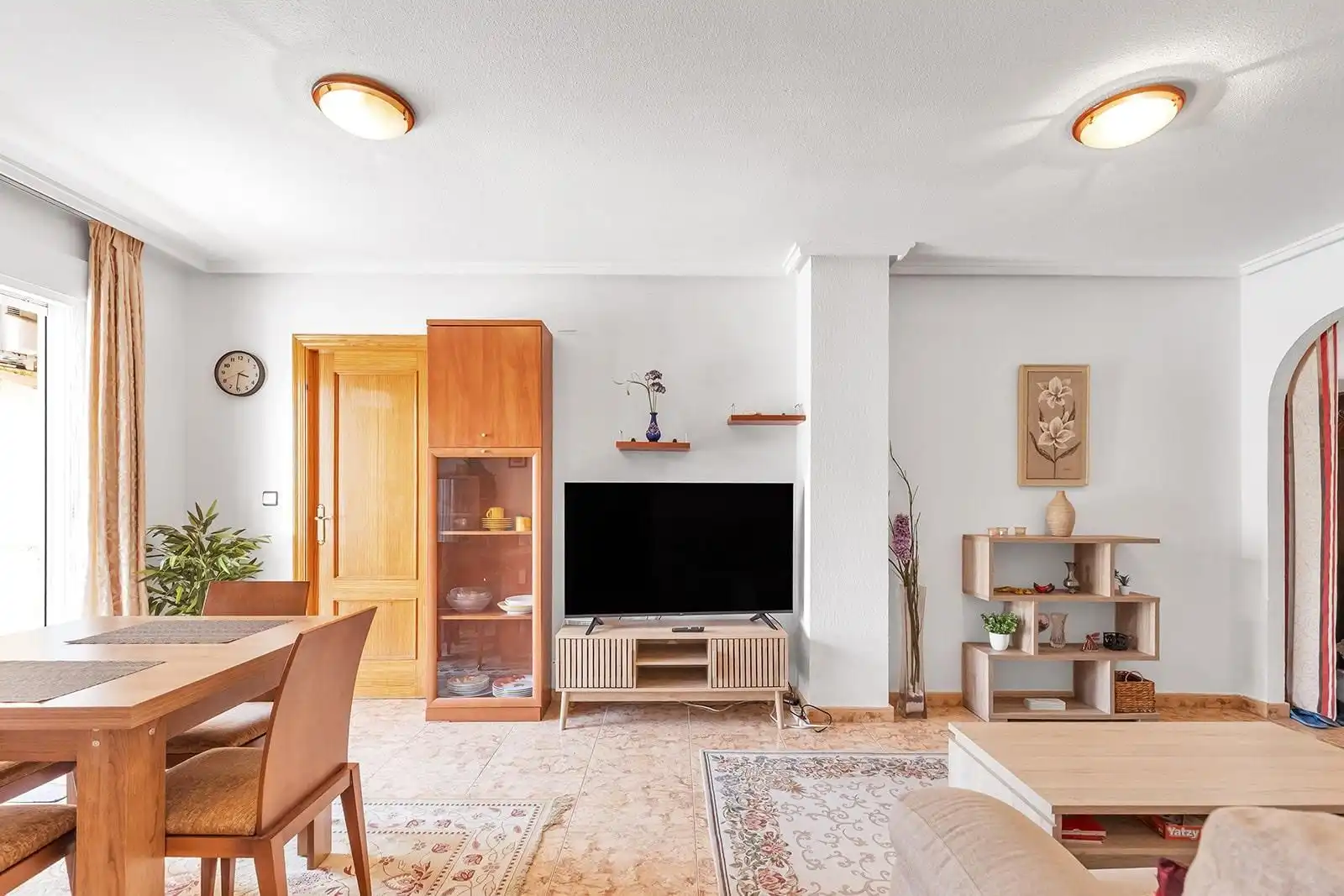 Living room of Attic for sale in Torrevieja  with Terrace, Furnished and Community pool