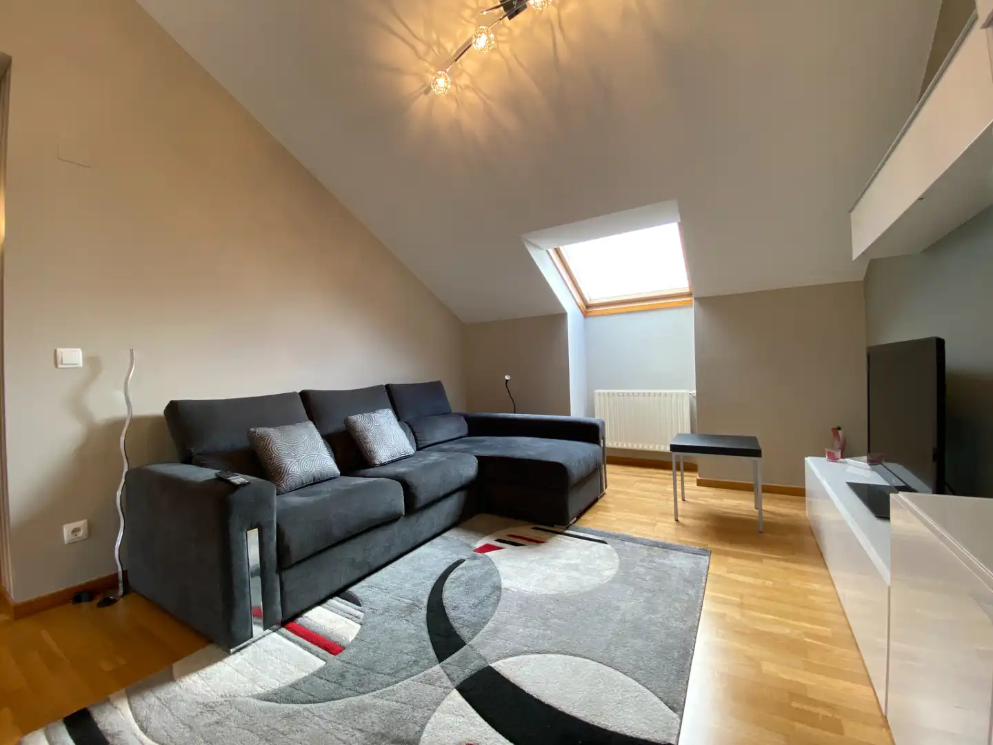 Wohnzimmer von Wohnung zur Miete in Boqueixón mit Terrasse, Abstellraum und Möbliert