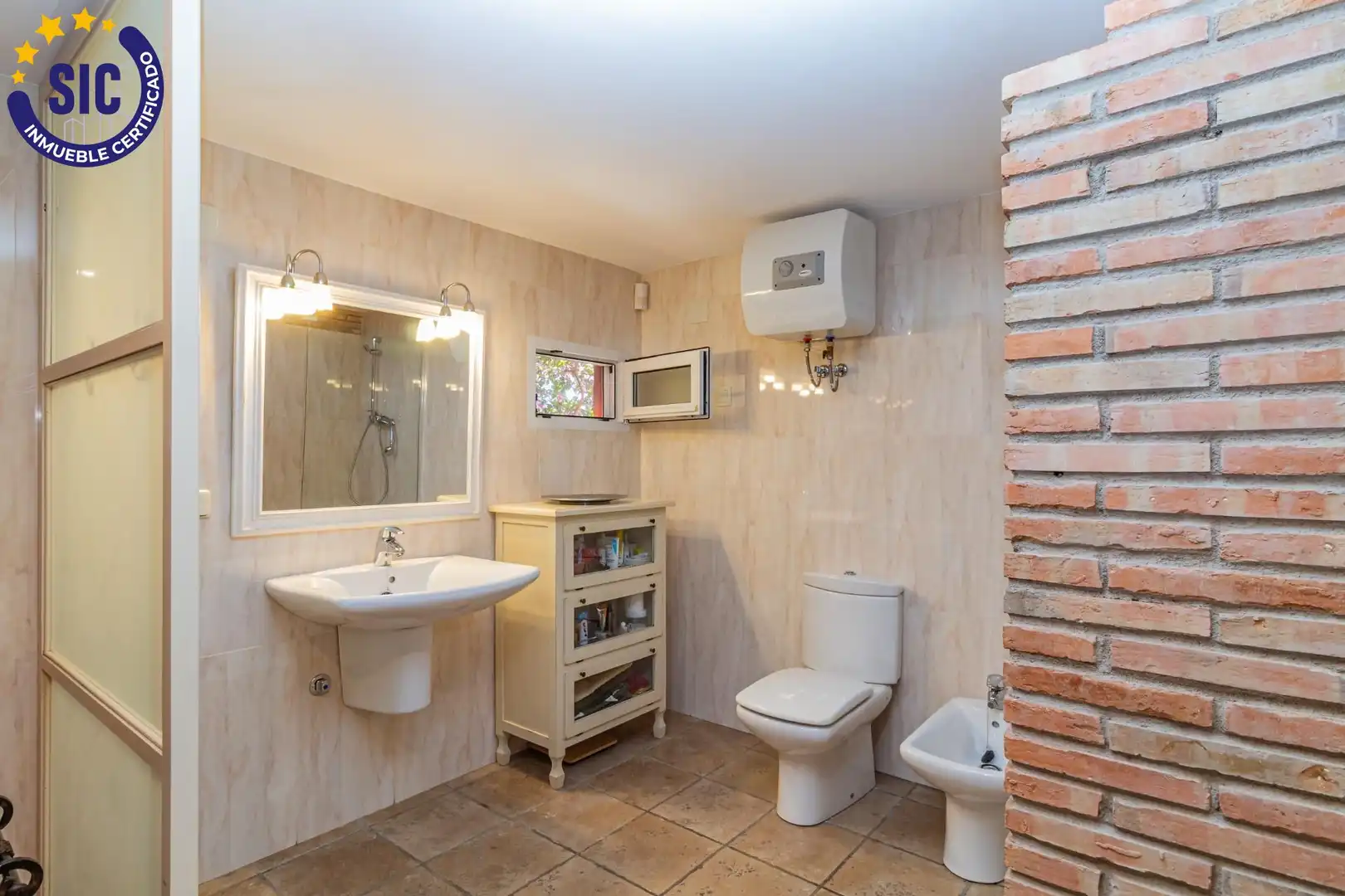 Bany de Casa o xalet en venda en Peñíscola / Peníscola amb Aire condicionat, Calefacció i Jardí privat