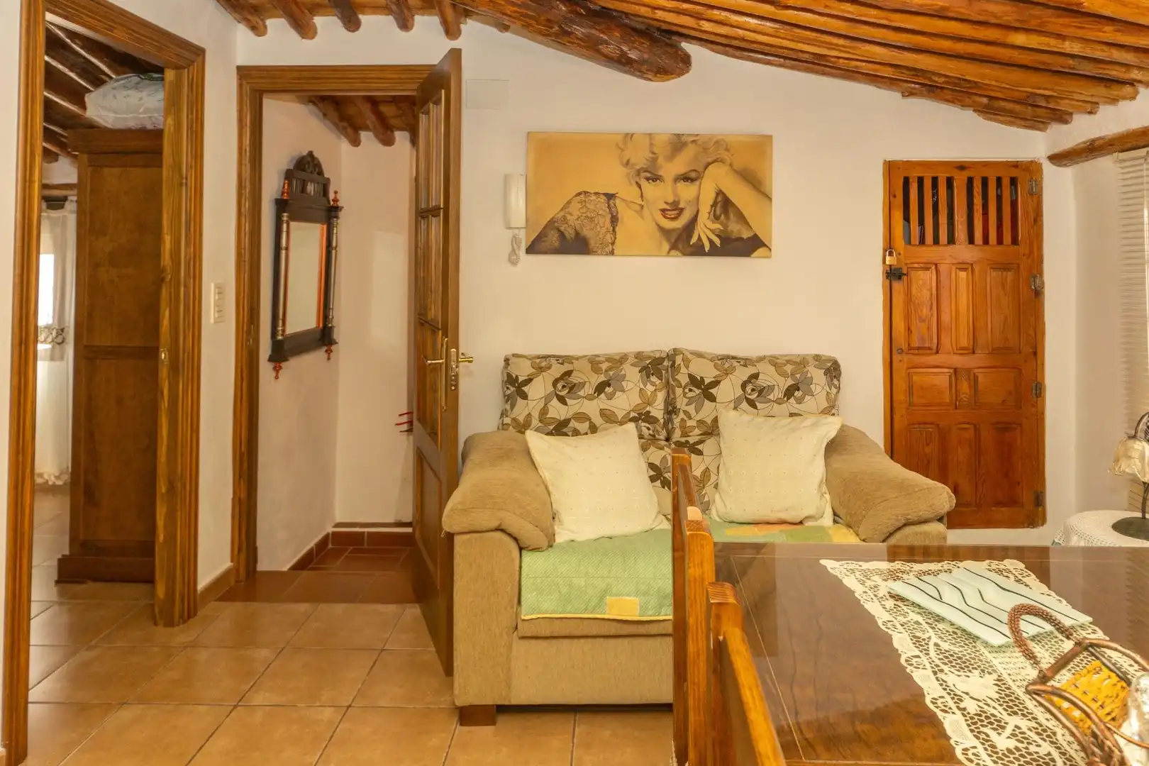 Sala d'estar de Casa adosada en venda en Aldeire