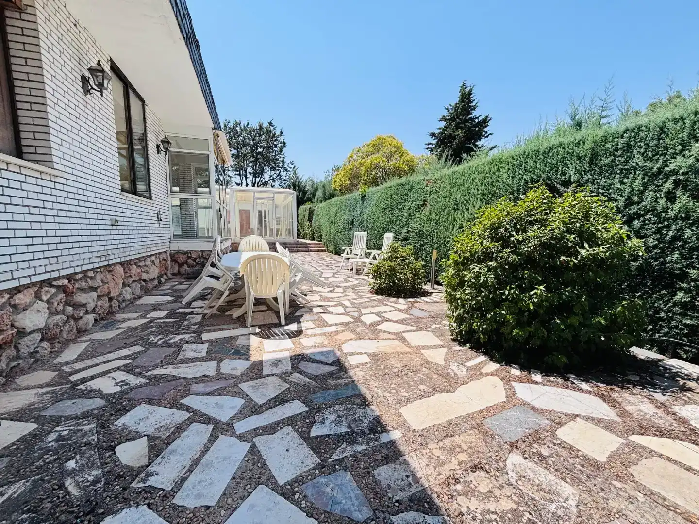 Terrassa de Pis en venda en Nuevo Baztán amb Aire condicionat, Jardí privat i Parquet