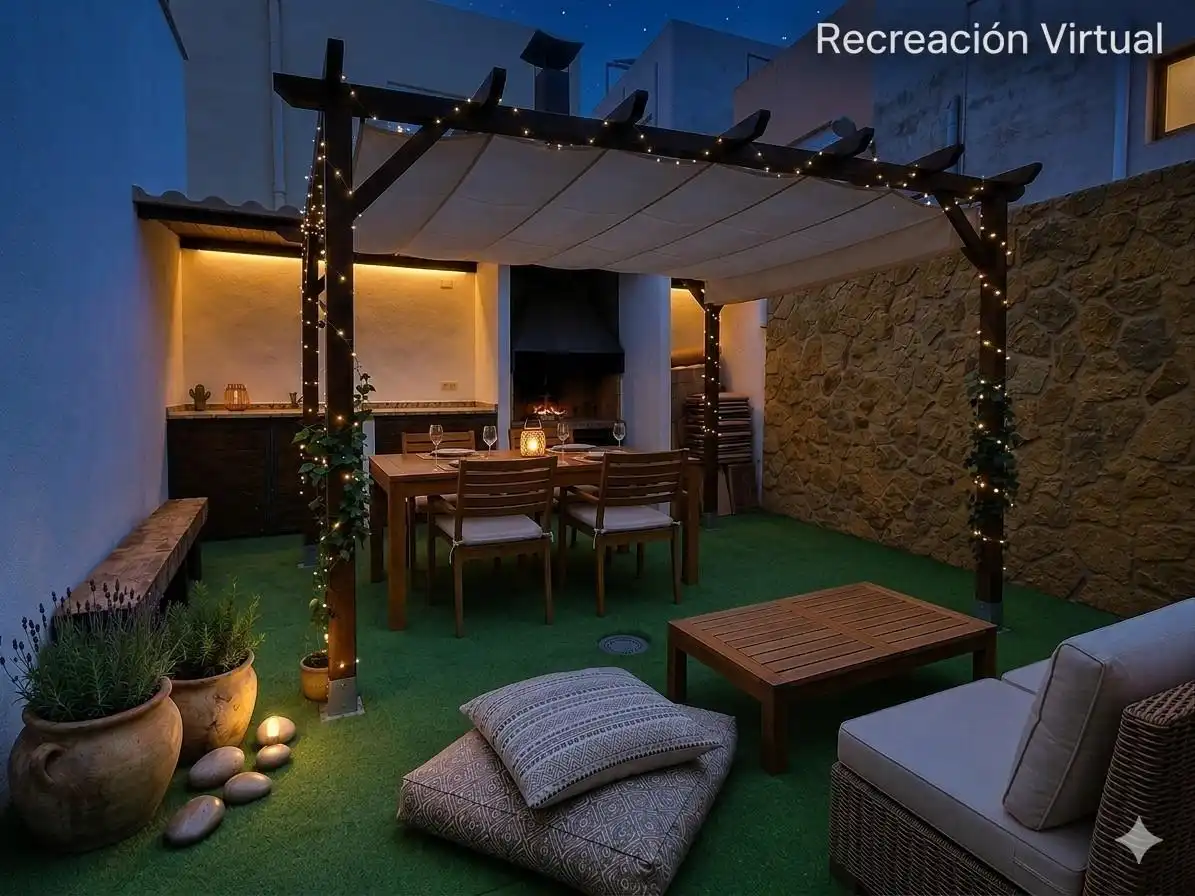 Terraza de Casa o chalet en venta en Les Alqueries / Alquerías del Niño Perdido con Aire acondicionado, Calefacción y Terraza