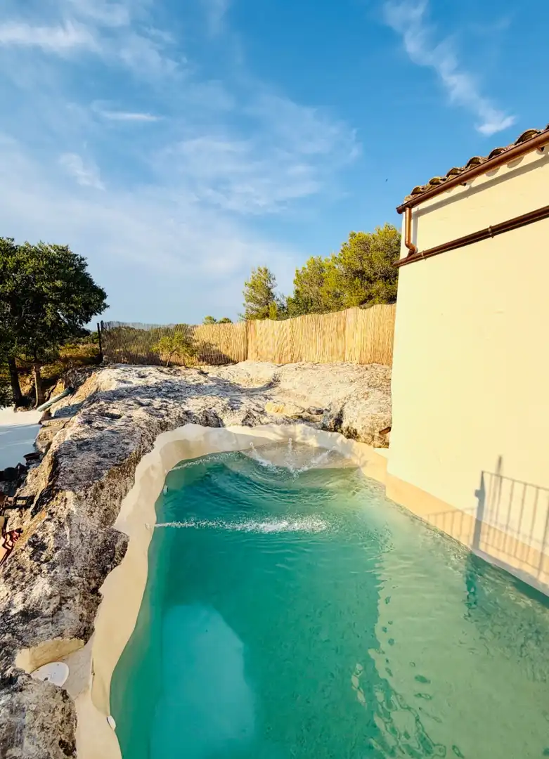Piscina de Finca rústica de lloguer en Canyelles amb Aire condicionat, Calefacció i Jardí privat