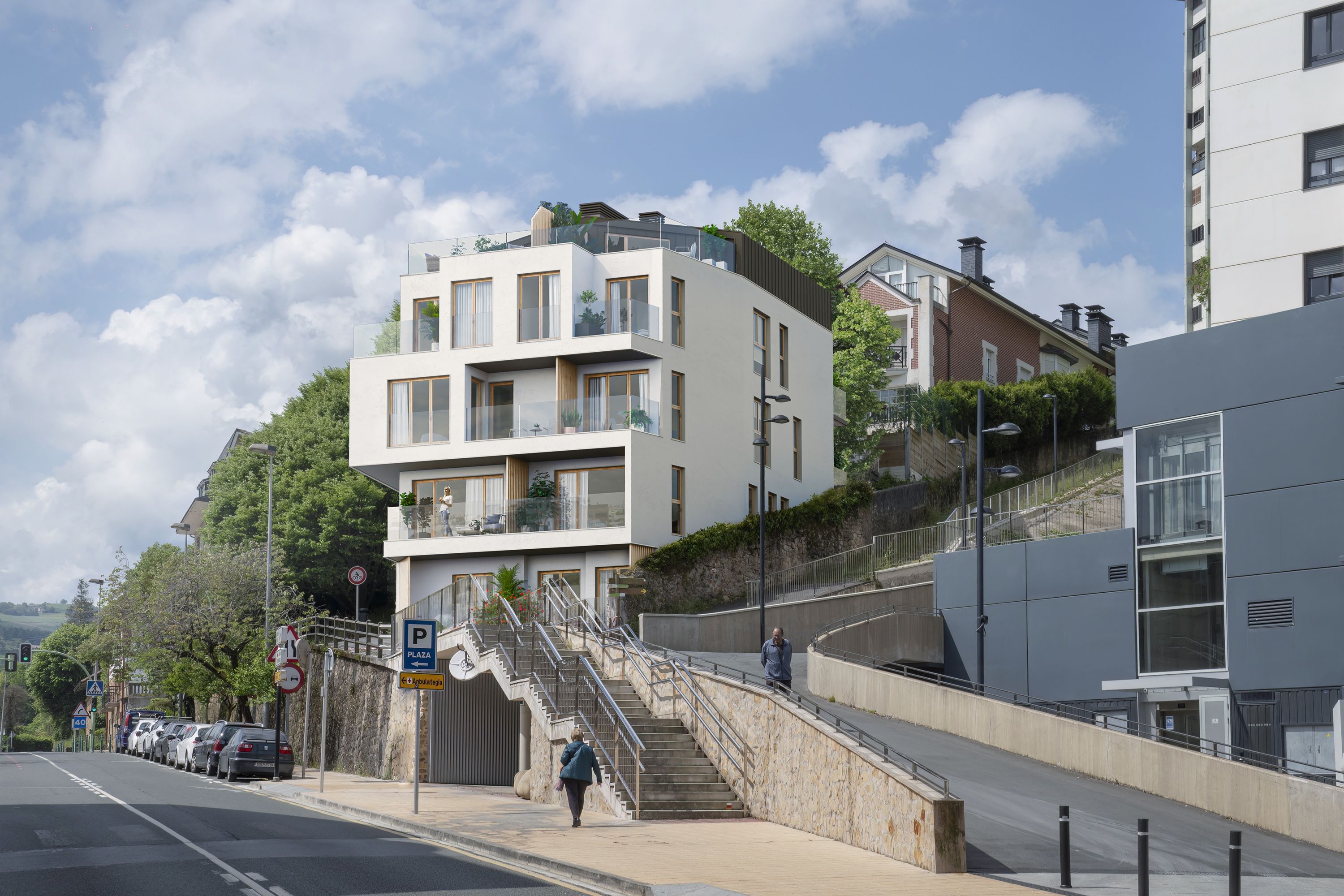 Exterior view of Duplex for sale in Zarautz  with Heating, Terrace and Balcony