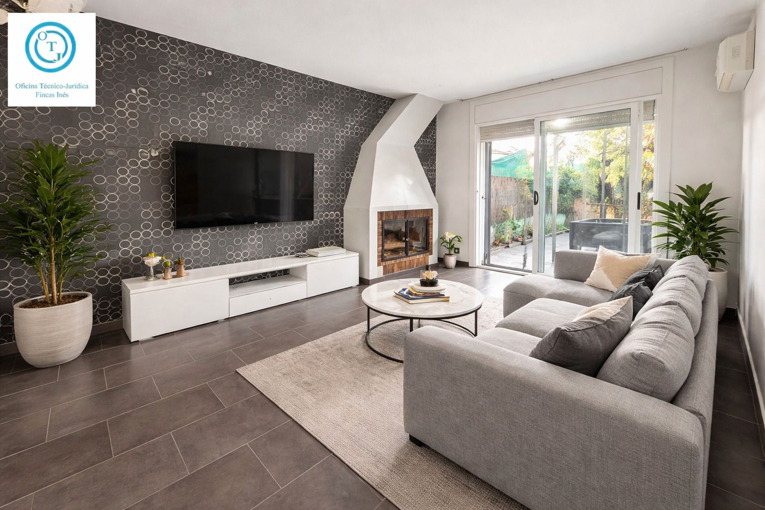 Living room of Single-family semi-detached for sale in Martorelles  with Air Conditioner, Heating and Private garden