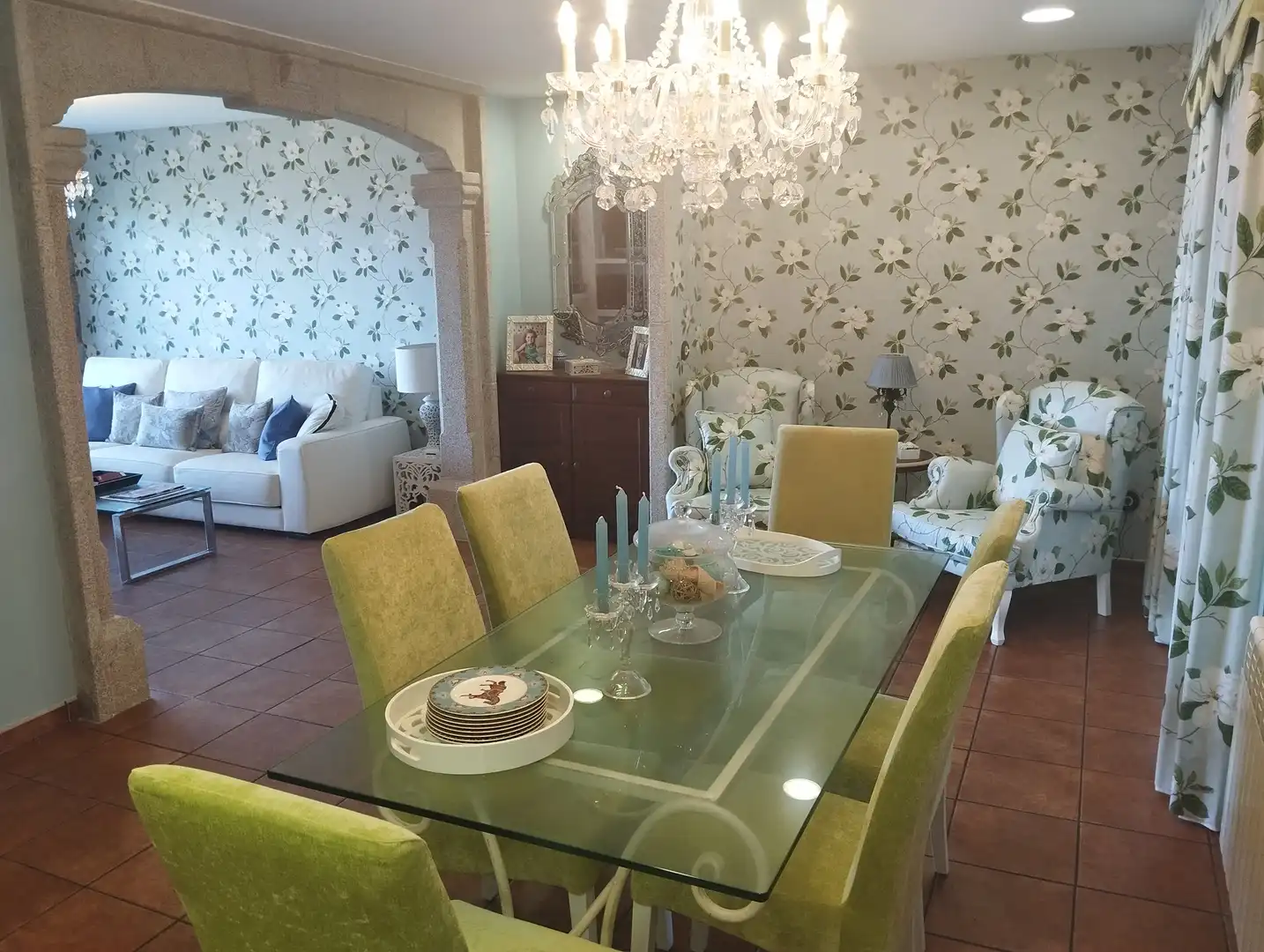 Dining room of Houses for sale in Xove  with Private garden, Terrace and Balcony