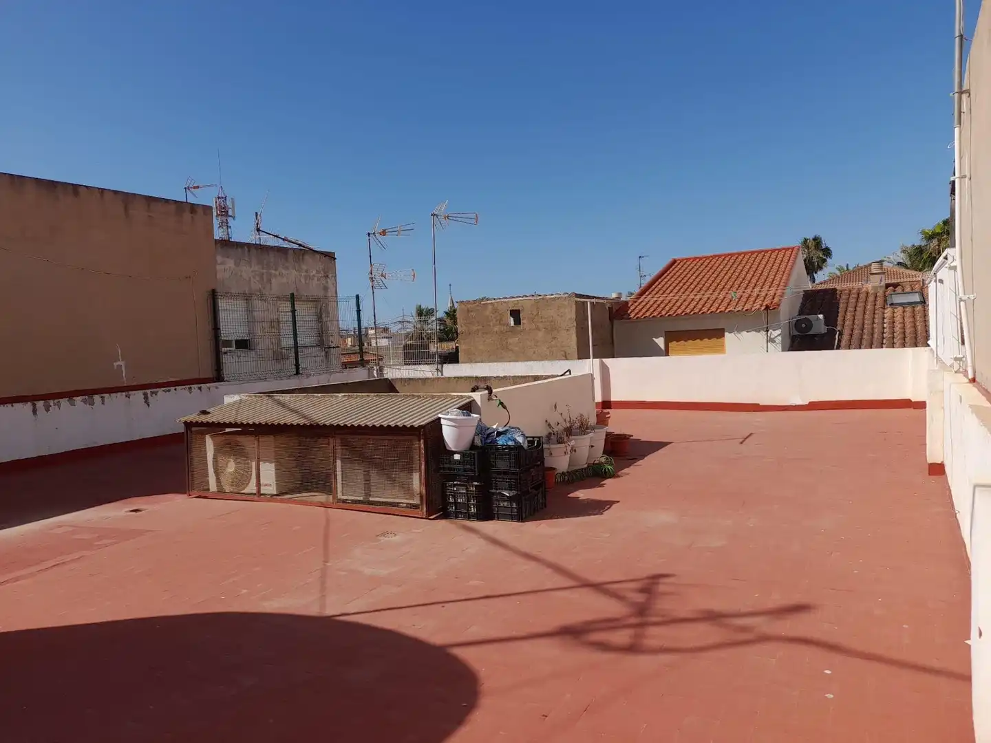 Terrasse von Dachboden zum Verkauf in San Pedro del Pinatar mit Klimaanlage, Privatgarten und Terrasse