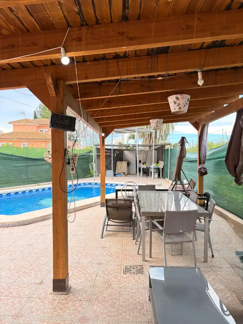 Piscina de Casa o chalet en venta en Murcia con Aire acondicionado, Jardín privado y Terraza