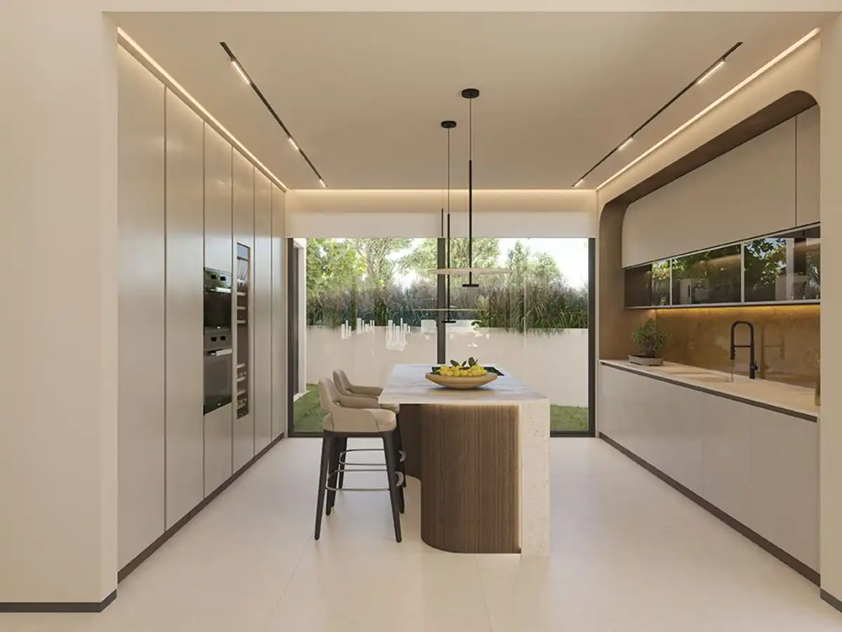 Küche von Wohnung zum Verkauf in Marbella mit Klimaanlage, Terrasse und Sauna