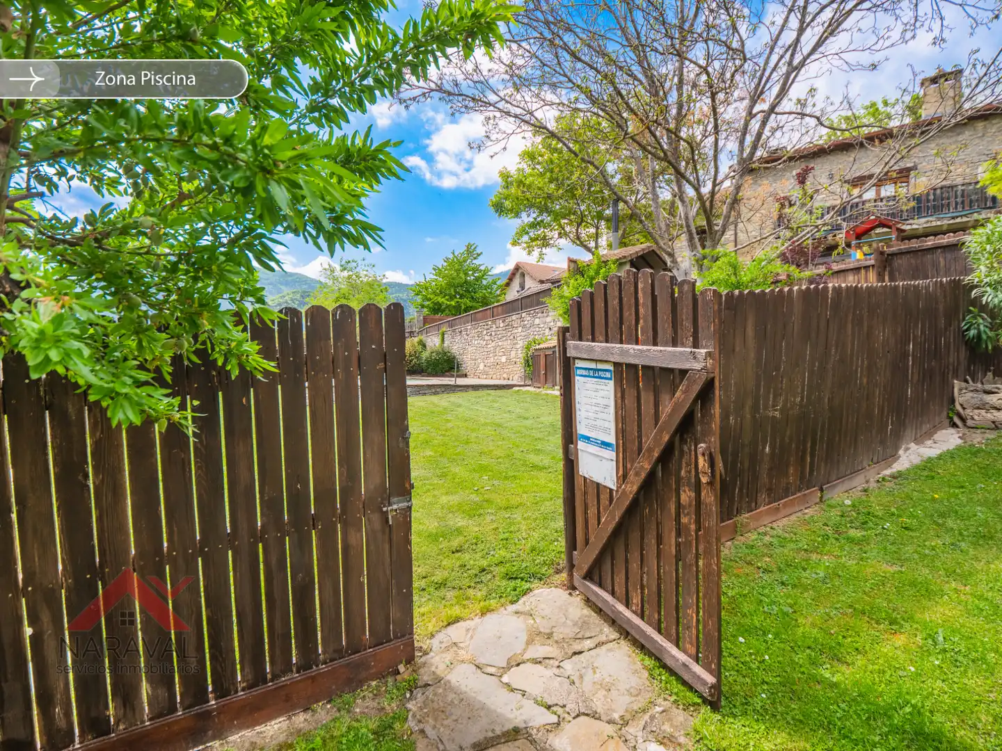 Jardín de Casa o chalet en venta en Fiscal con Aire acondicionado, Calefacción y Jardín privado