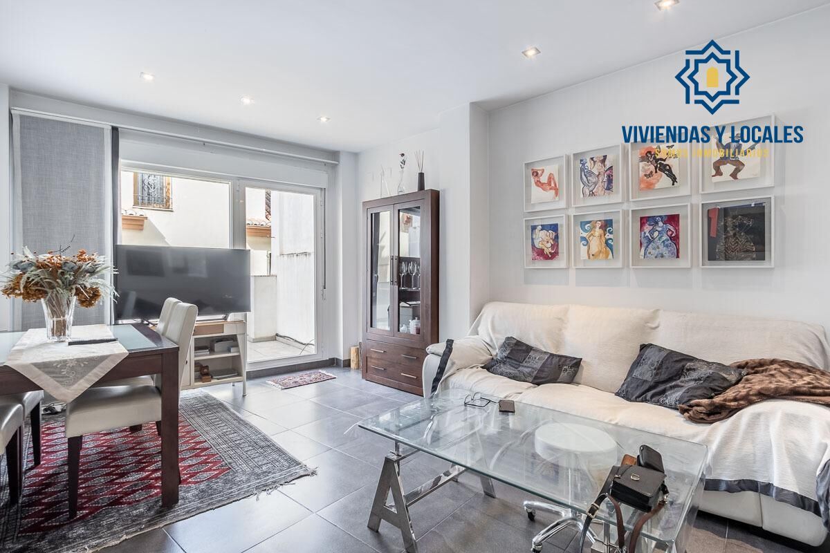 Sala d'estar de Casa o xalet en venda en  Granada Capital amb Aire condicionat, Terrassa i Balcó