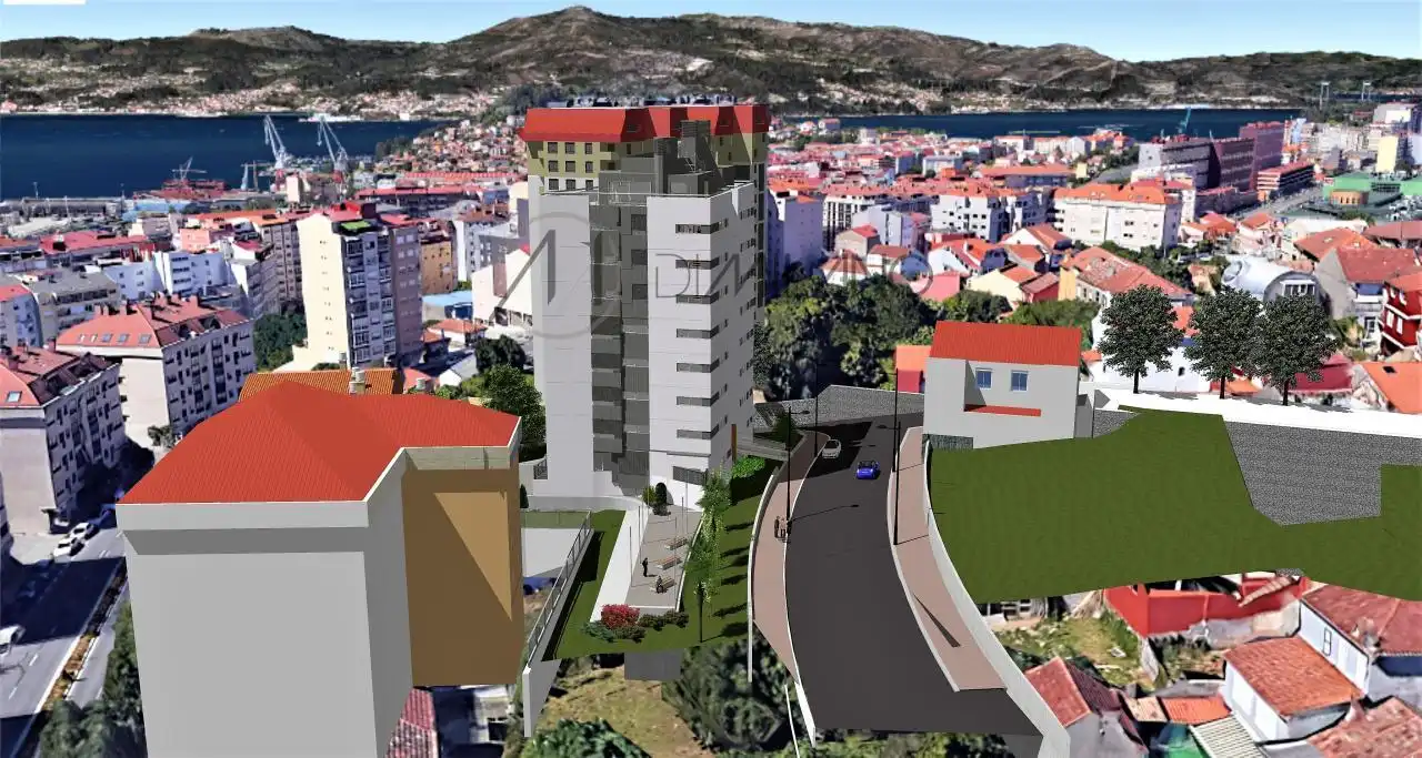 Exterior view of Flat for sale in Vigo   with Heating