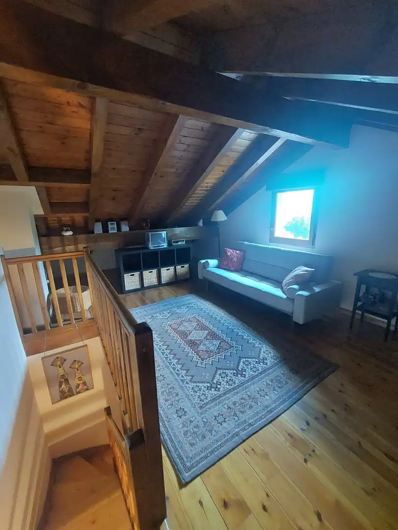 Sala d'estar de Casa adosada en venda en Puigcerdà amb Calefacció