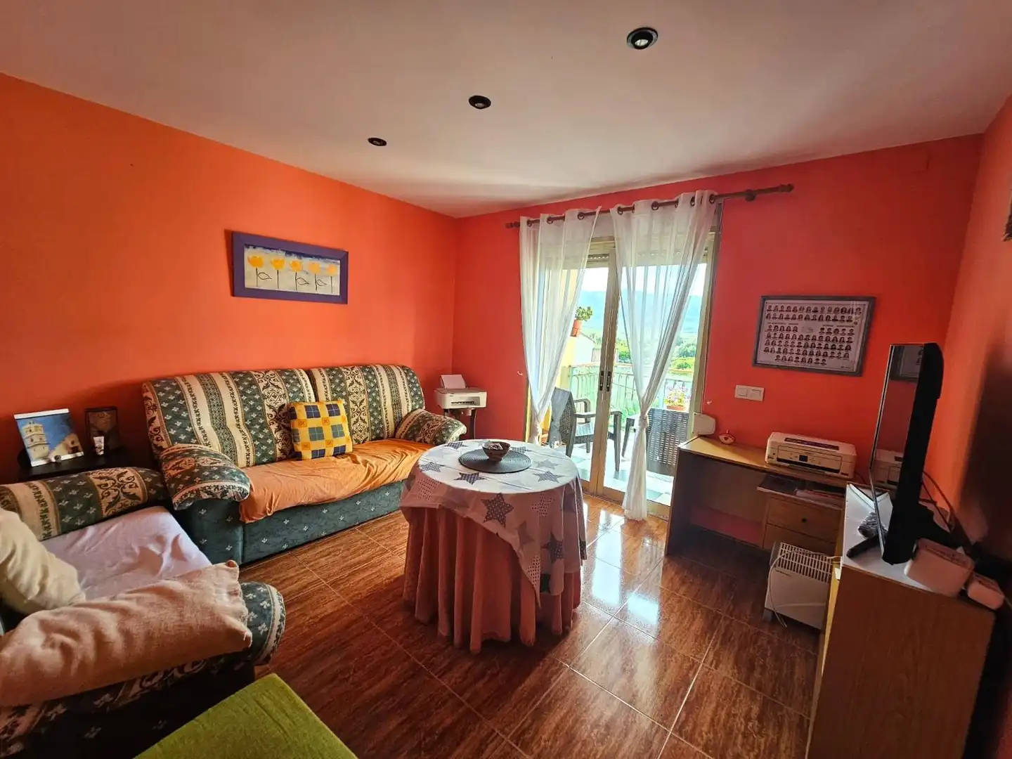Sala de estar de Piso en venta en Xeresa con Aire acondicionado, Calefacción y Terraza
