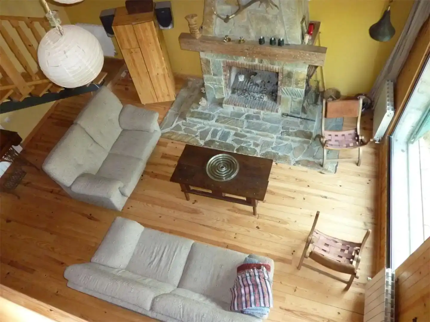 Sala d'estar de Pis en venda en Velilla del Río Carrión  amb Jardí privat, Parquet i Traster