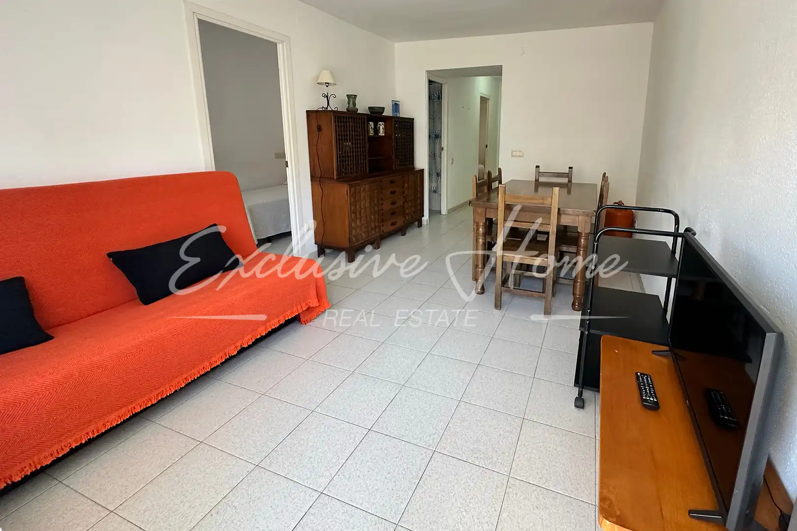 Sala de estar de Apartamento en venta en Peñíscola / Peníscola con Amueblado, Horno y Lavadora