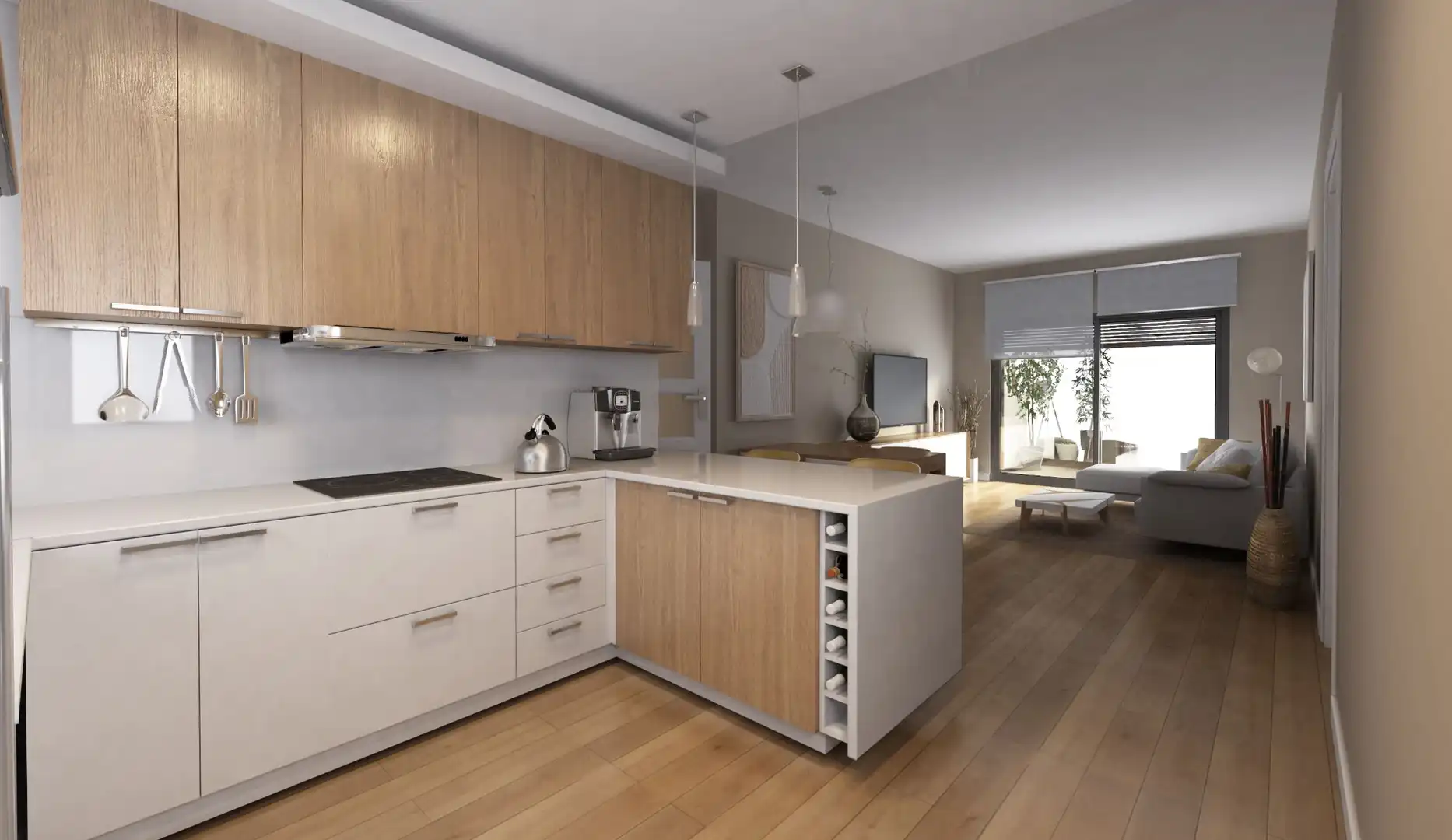 Neubau-Wohnung mit Terrasse zum Verkauf in Avinguda de Catalunya 32, imagen 3