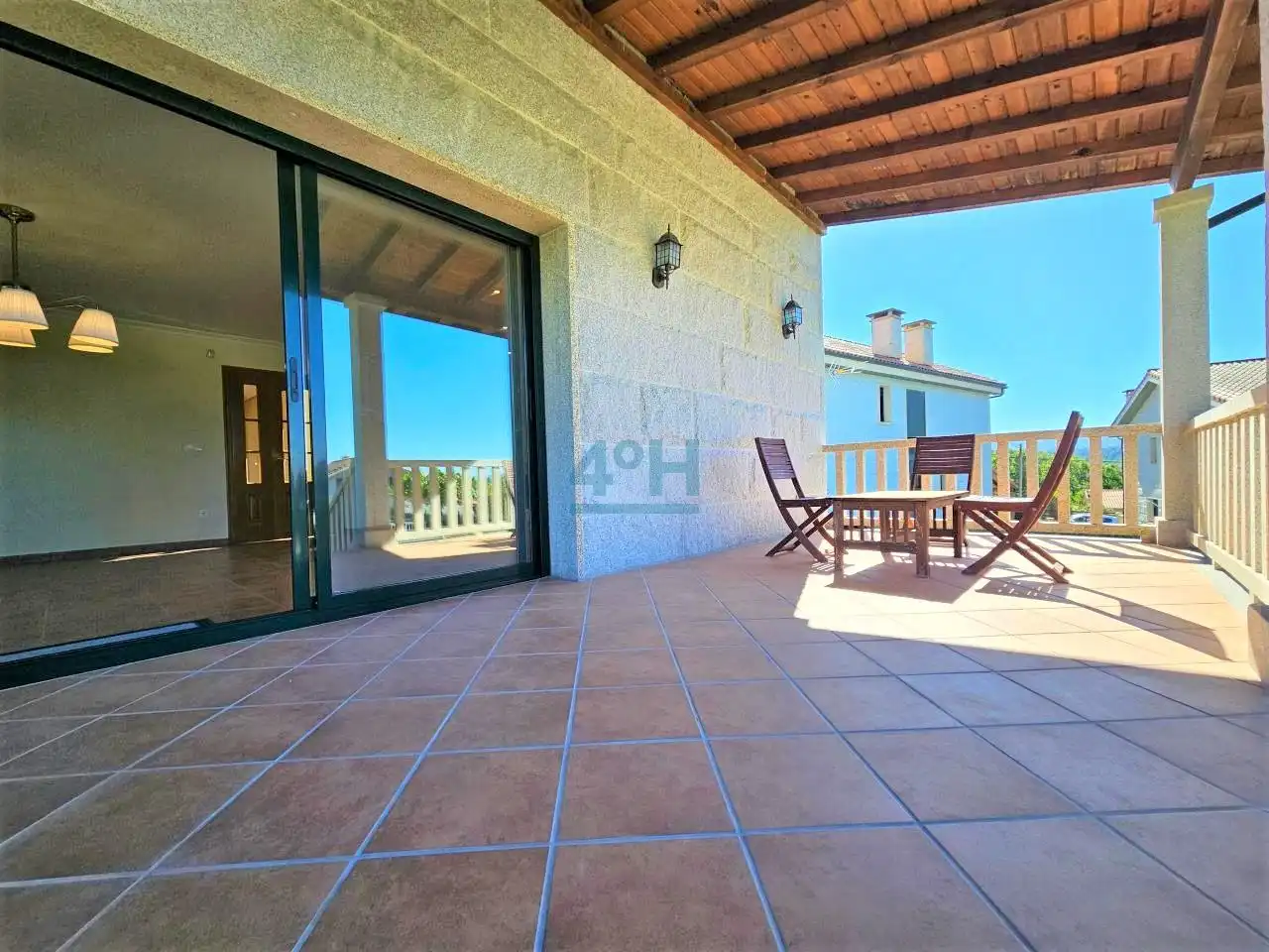 Vista exterior de Casa o chalet en venta en O Pereiro de Aguiar  con Calefacción, Jardín privado y Terraza