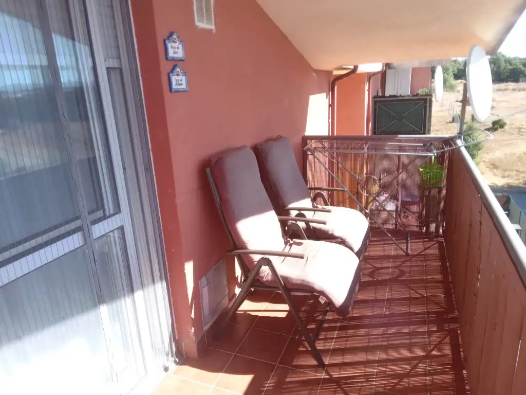 Terraza de Apartamento en venta en Valdorros con Calefacción, Terraza y Amueblado