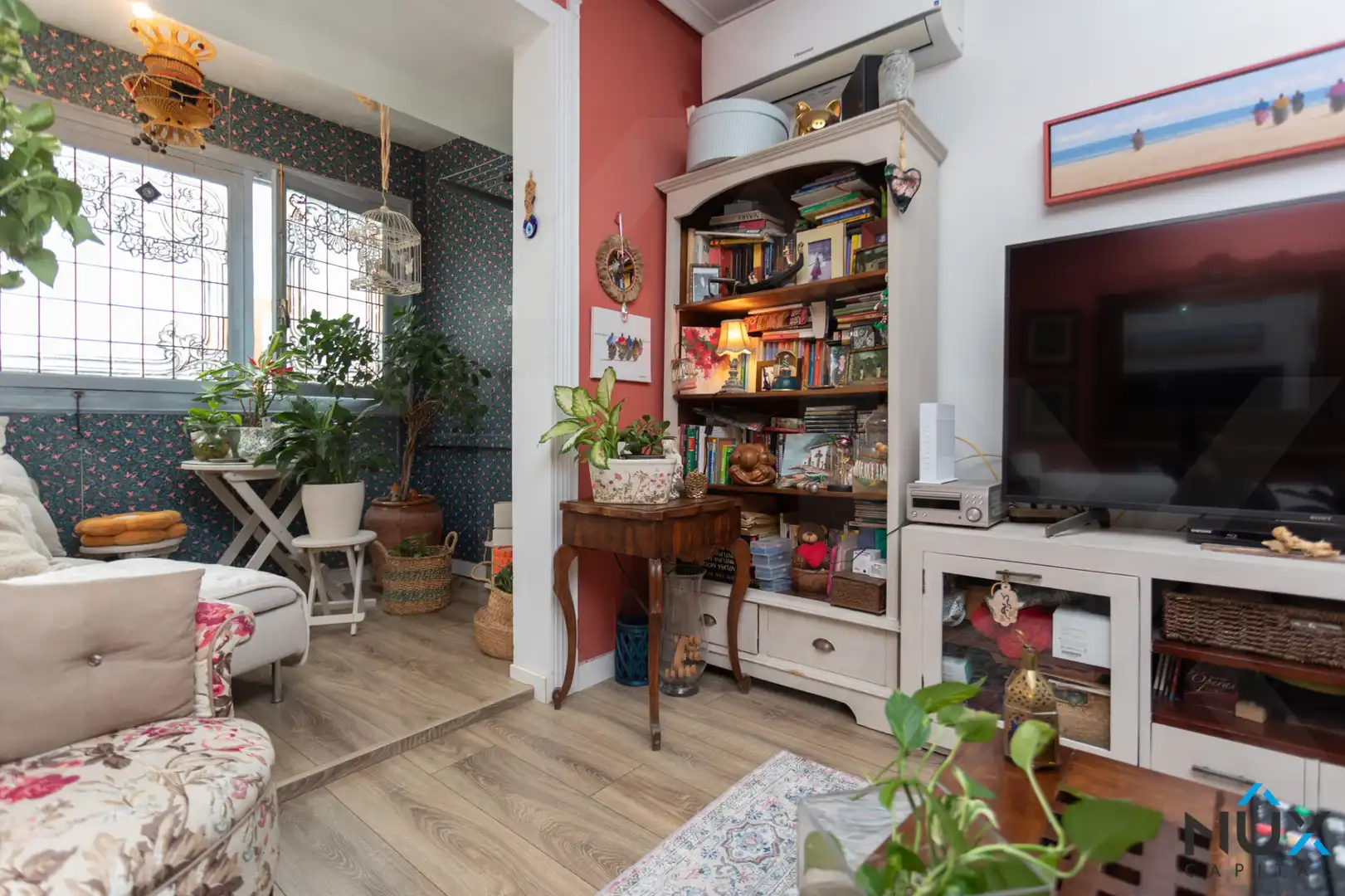 Sala d'estar de Pis en venda en Valencia amb Aire condicionat, Calefacció i Parquet