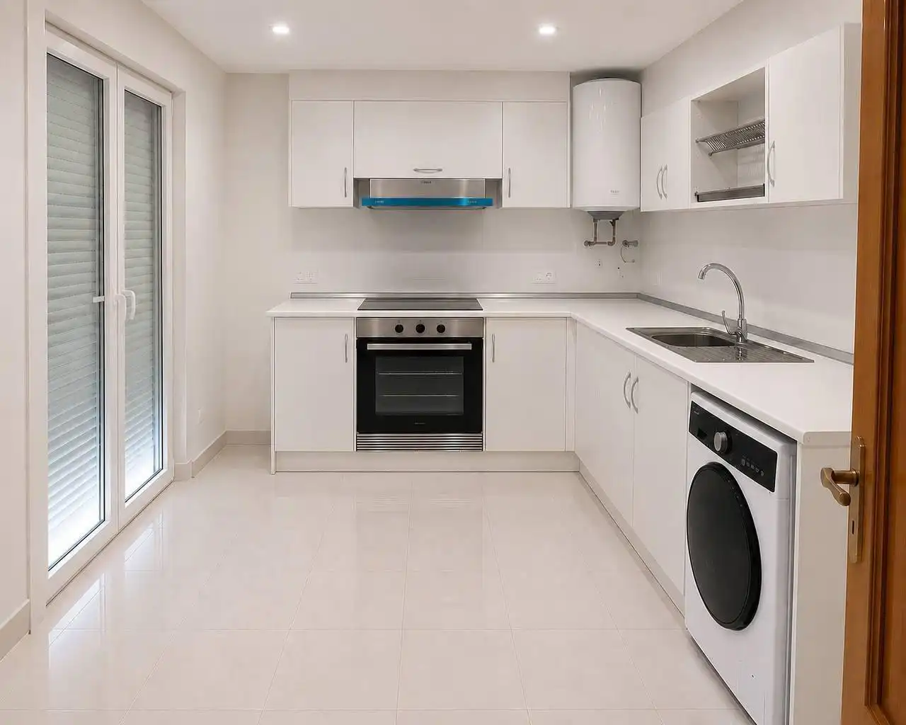 Cocina de Apartamento en venta en Murcia con Aire acondicionado y Balcón
