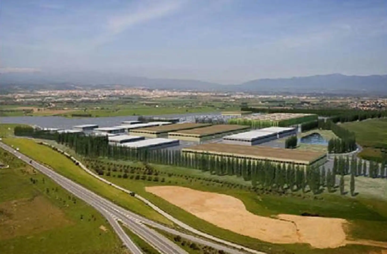 Exterior view of Industrial buildings for rent in Figueres