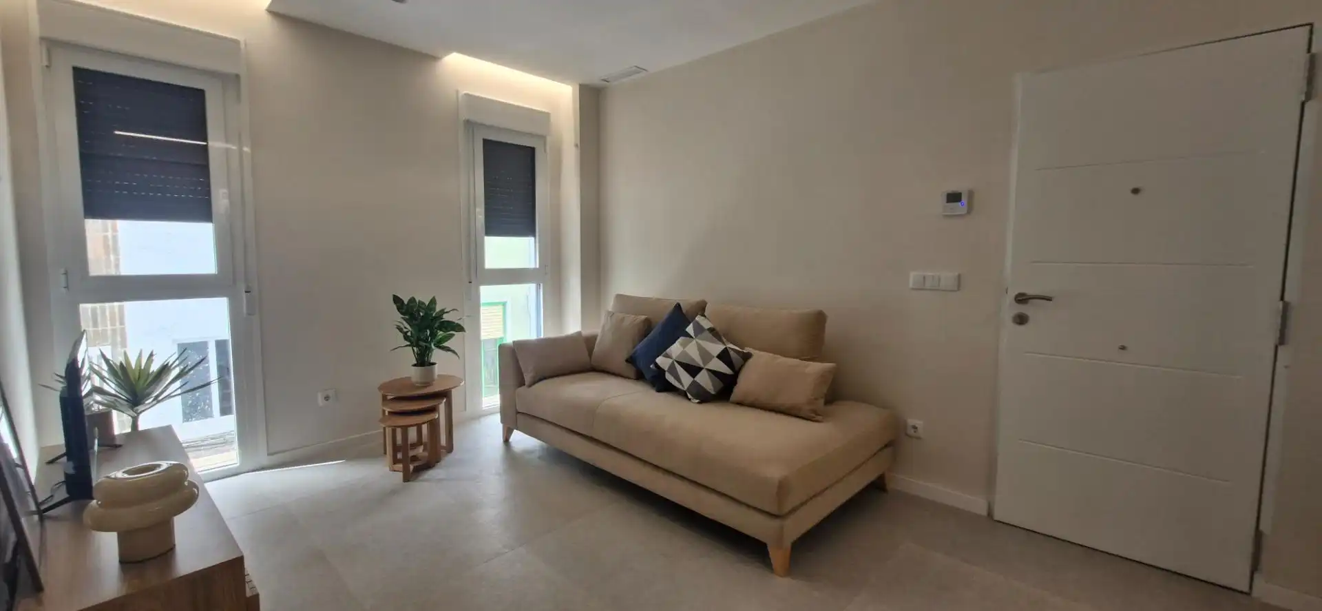 Sala de estar de Piso de alquiler en Elche / Elx con Aire acondicionado, Parquet y Trastero