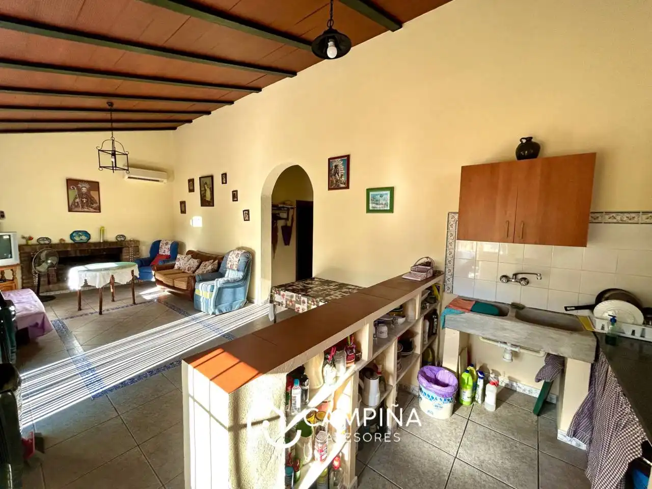 Finca rústica en venta en Trigueros con Aire acondicionado, Terraza y Piscina