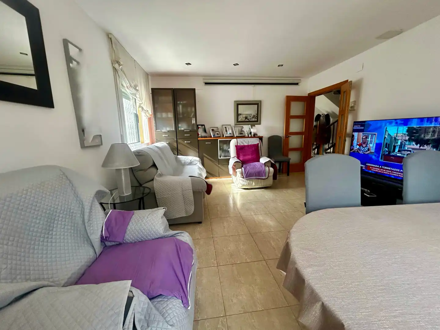 Sala de estar de Casa adosada en venta en Valls con Terraza y Balcón