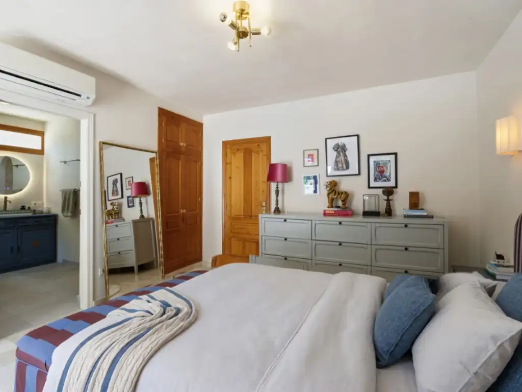 Schlafzimmer von Haus oder Chalet zur Miete in Jávea / Xàbia mit Heizung, Privatgarten und Terrasse