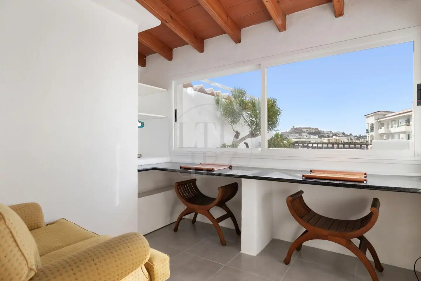 Terrasse von Dachboden zum Verkauf in Eivissa mit Klimaanlage, Heizung und Terrasse