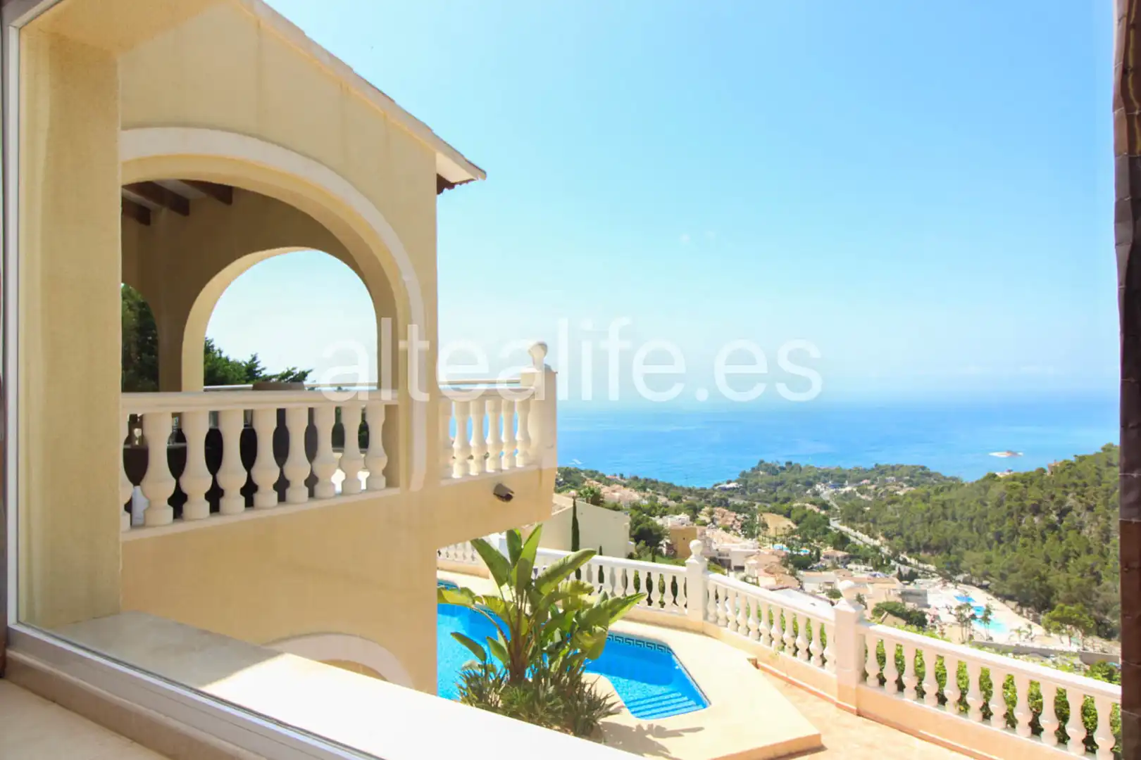 Exterior view of Houses for sale in Altea  with Air Conditioner, Heating and Private garden