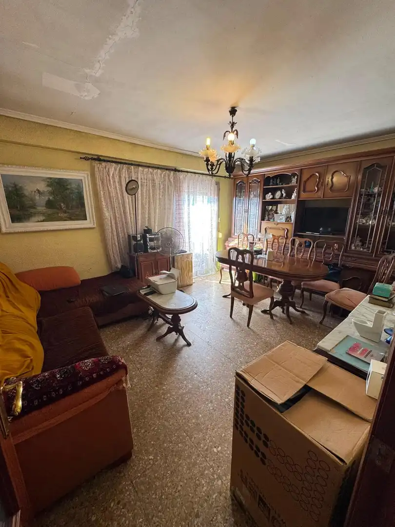 Sala de estar de Piso en venta en Torrent con Amueblado y Balcón