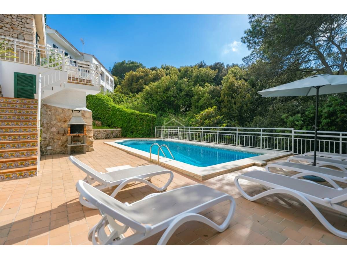 Vista exterior de Casa o xalet en venda en Ferreries amb Calefacció, Terrassa i Piscina