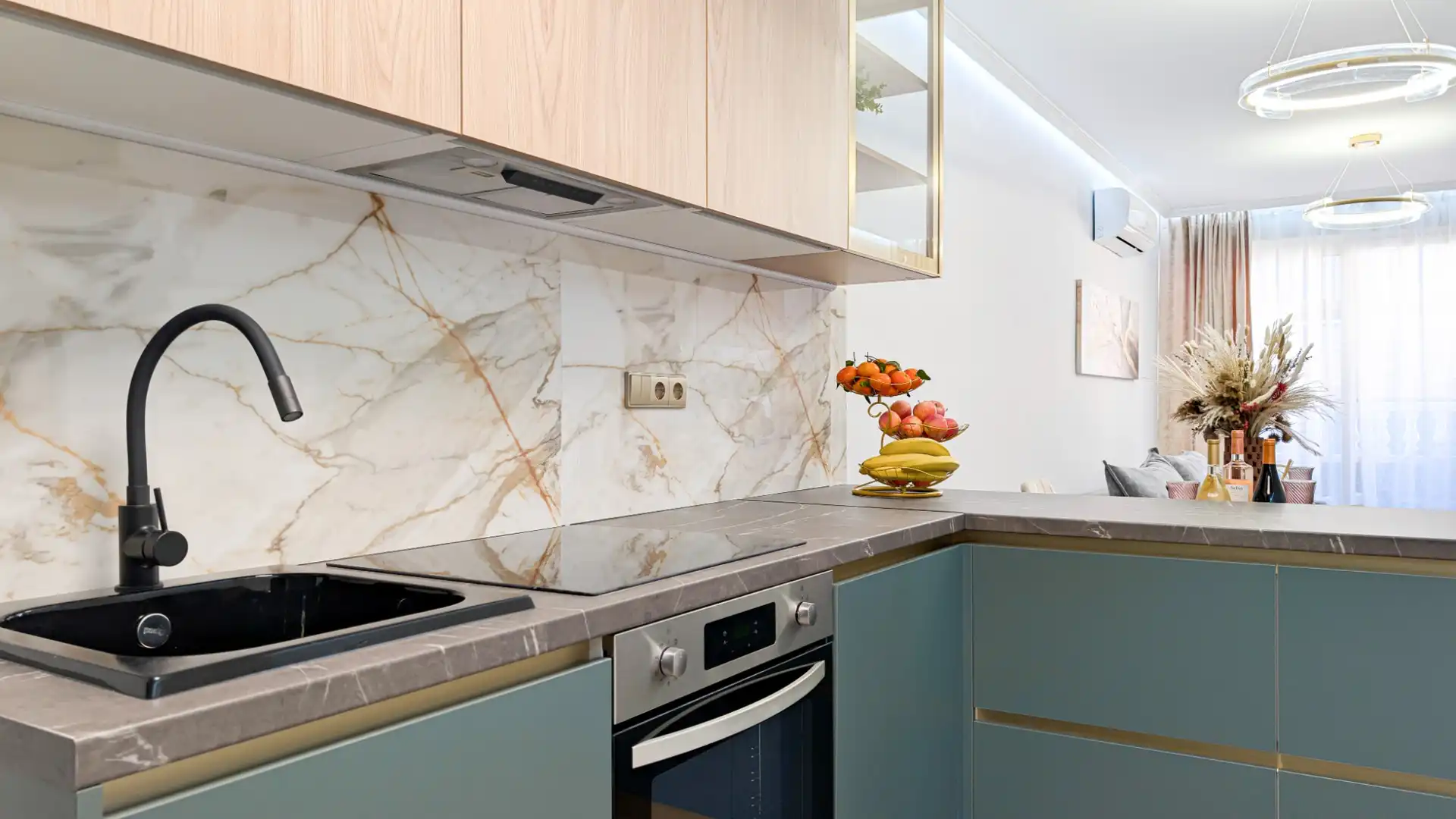 Cocina de Apartamento en venta en Torrevieja con Aire acondicionado, Terraza y Amueblado