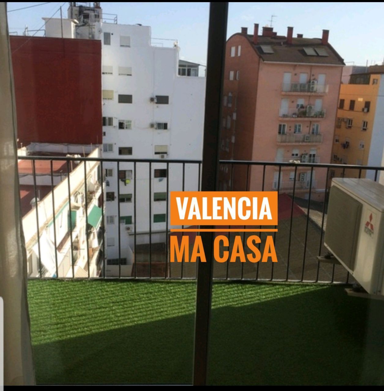 Exterior view of Flat for rent in  Valencia Capital  with Air Conditioner, Heating and Terrace