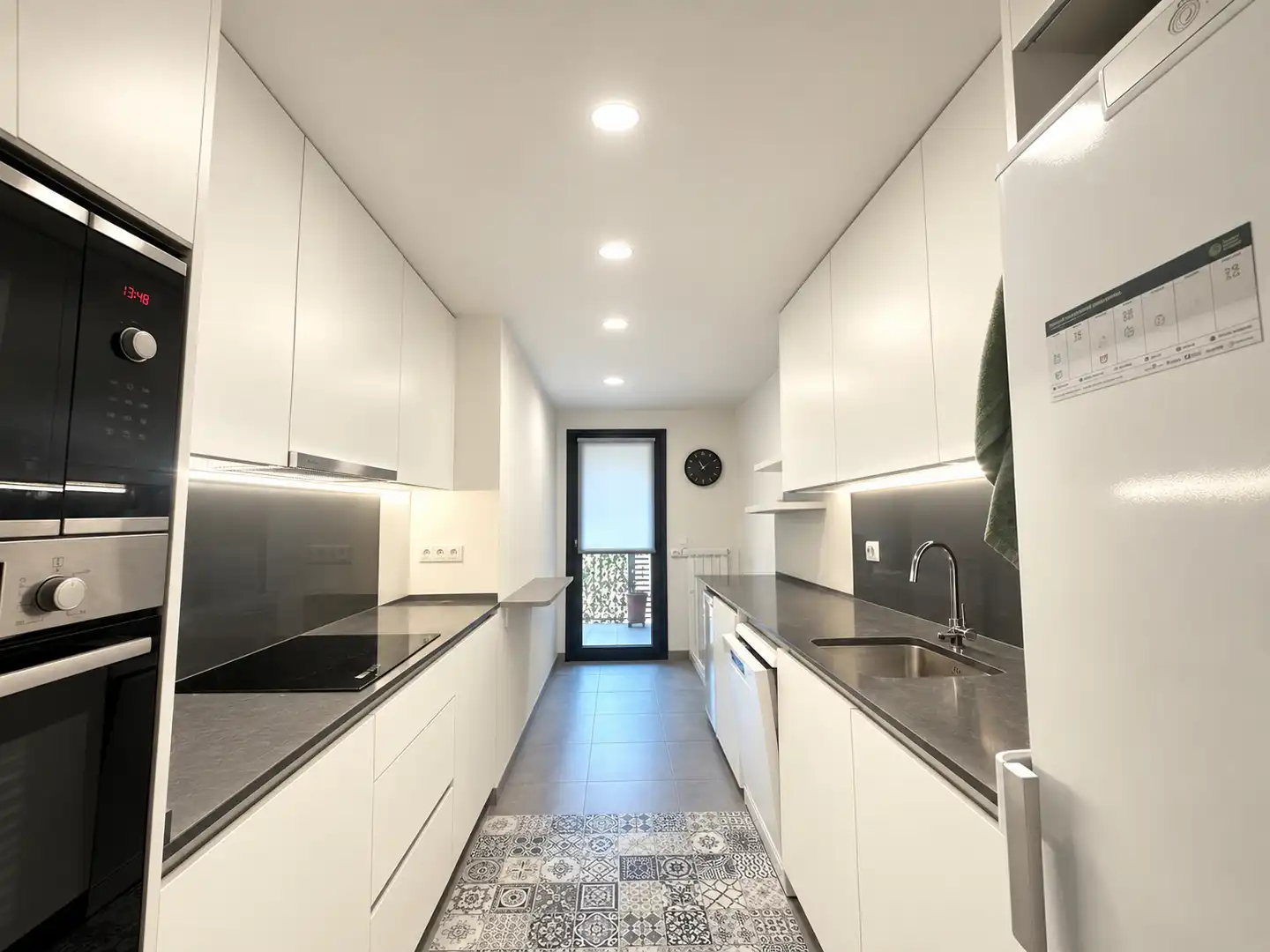 Kitchen of Flat for sale in Girona  with Air Conditioner, Heating and Parquet flooring