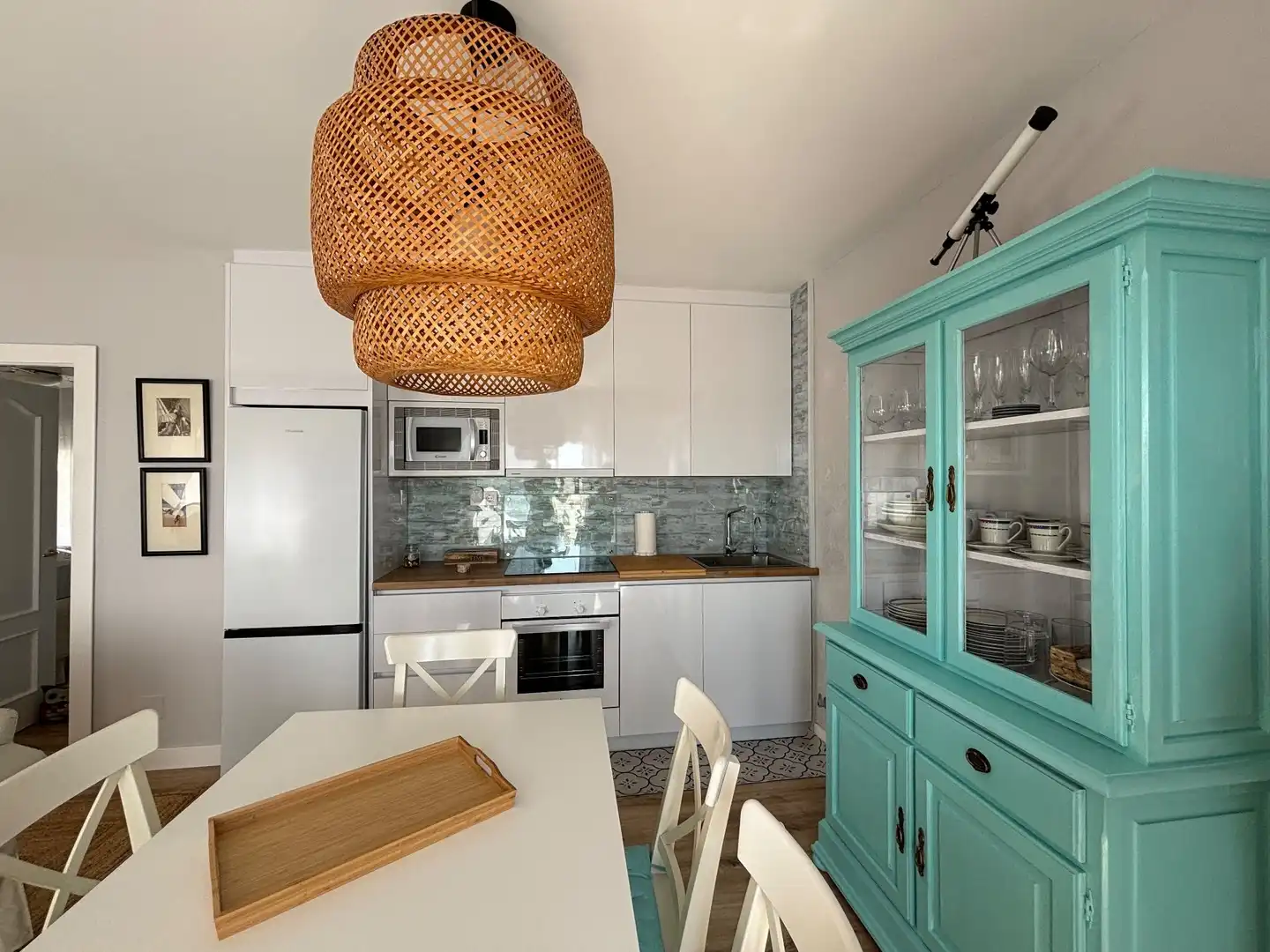Cuina de Apartament de lloguer en Pilar de la Horadada amb Aire condicionat, Calefacció i Jardí privat