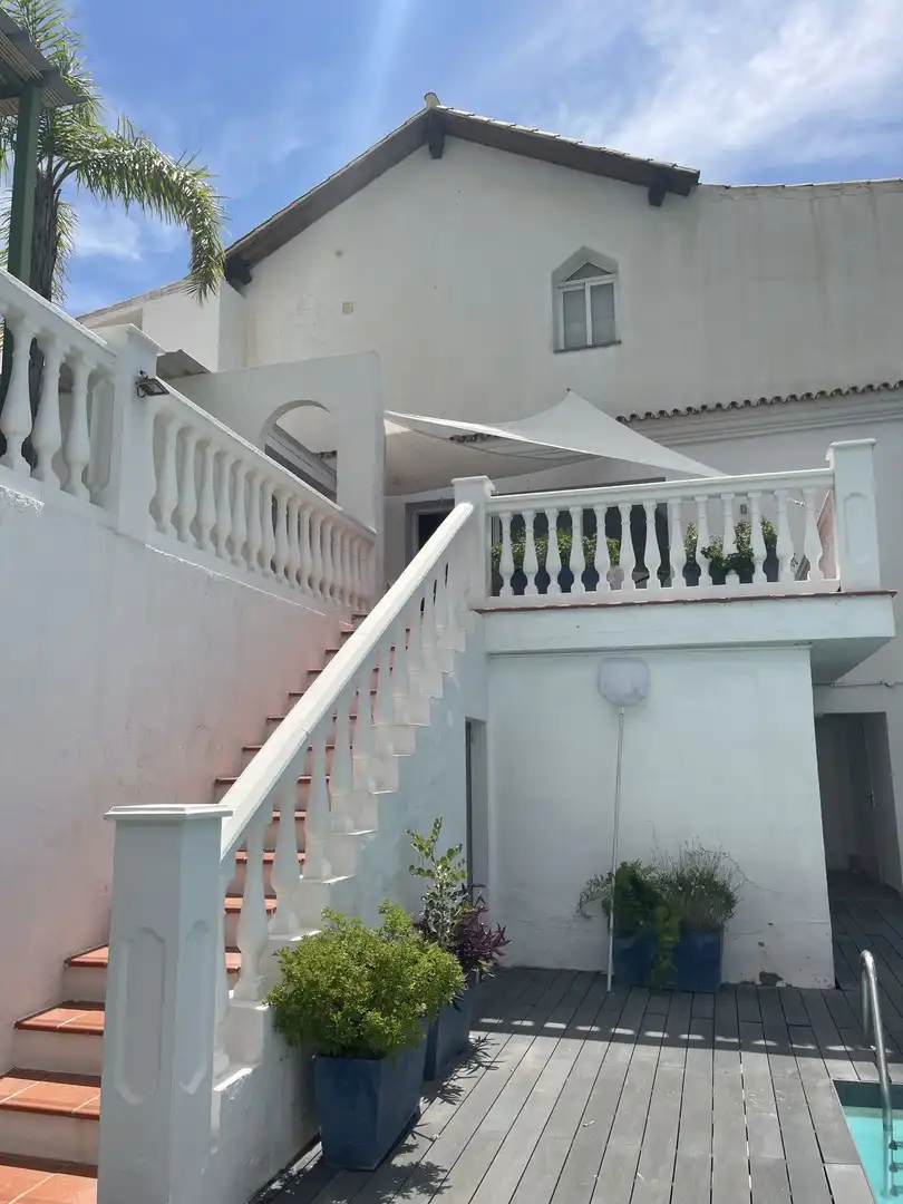 Terrassa de Casa adosada en venda en Mijas amb Jardí privat, Terrassa i Piscina