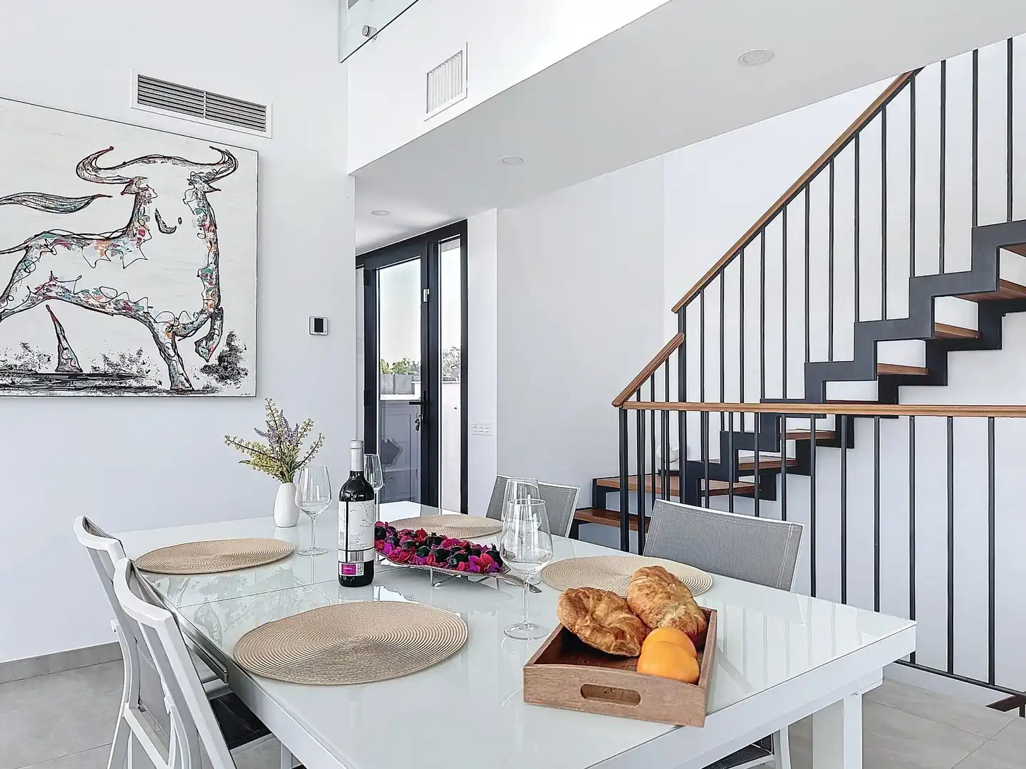 Dining room of Houses for sale in Vera  with Air Conditioner, Heating and Private garden