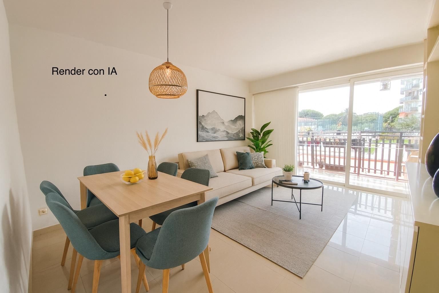 Sala de estar de Piso en venta en Vilassar de Mar con Aire acondicionado, Calefacción y Terraza