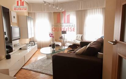 Living room of Flat for sale in Ourense Capital   with Heating, Storage room and Balcony