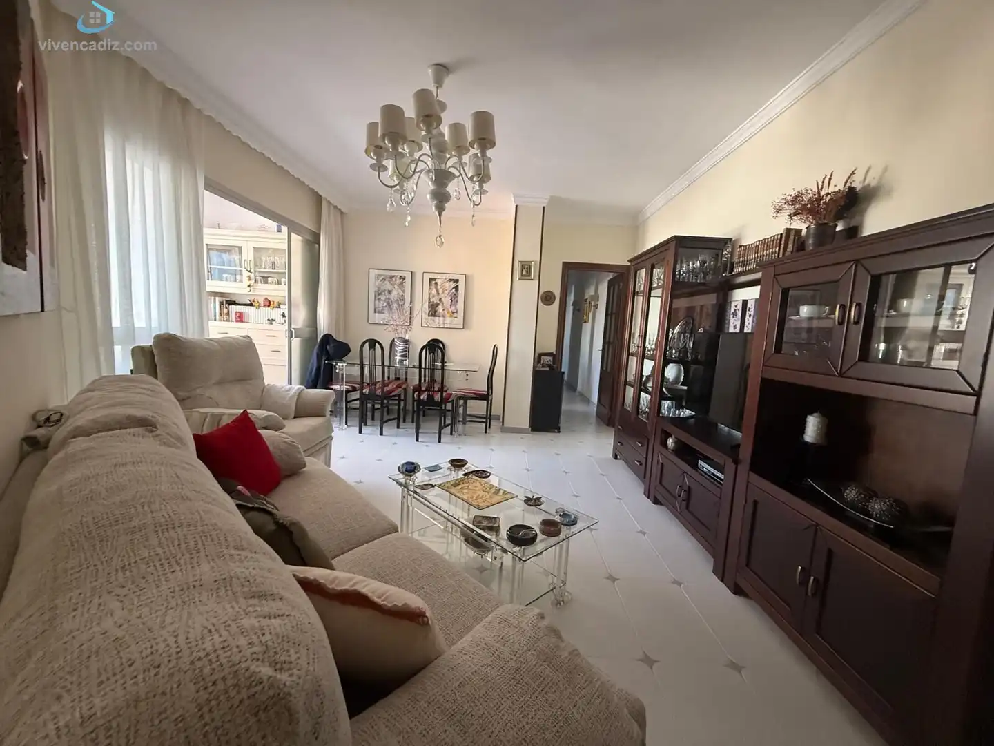 Sala de estar de Piso en venta en Cádiz