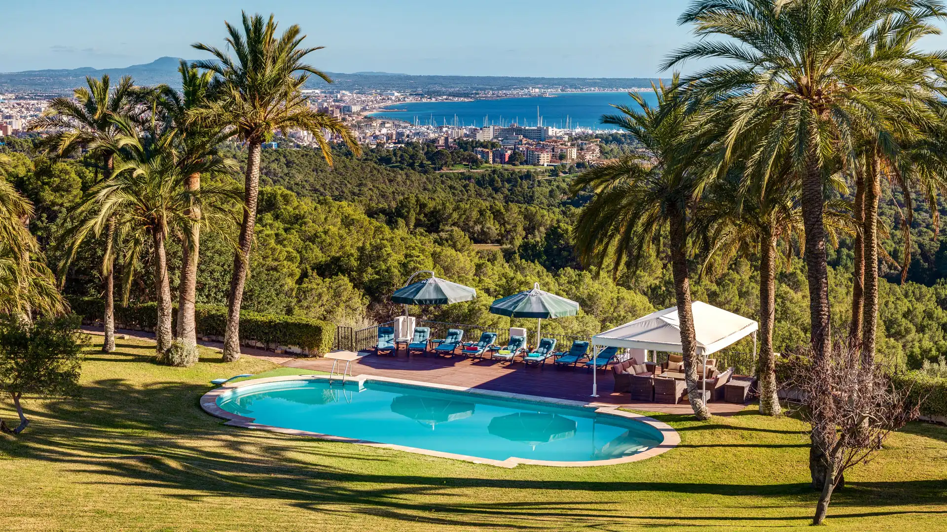 Piscina de Casa o chalet en venta en  Palma de Mallorca con Aire acondicionado, Calefacción y Parquet