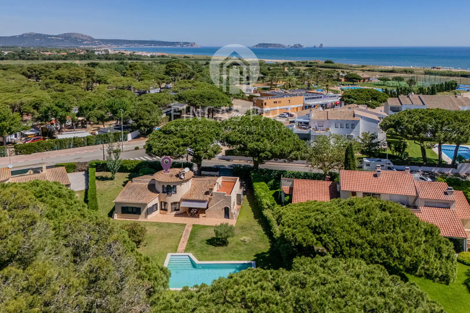 Vista exterior de Casa o chalet en venta en Pals con Calefacción, Jardín privado y Piscina